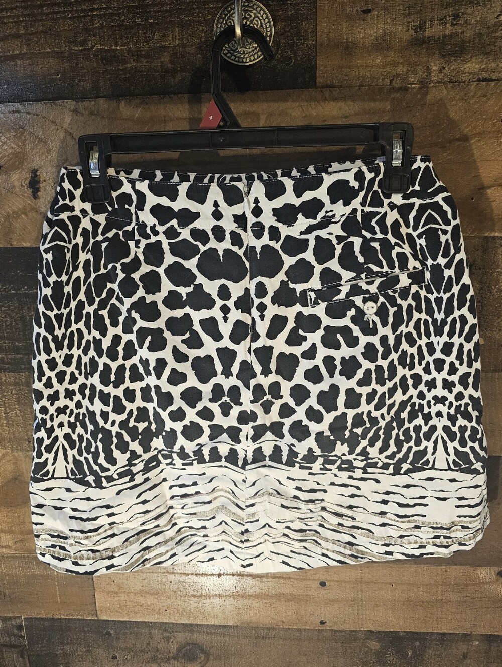Lady Hagen Golf Skort Animal Print Size 4 Activewear Pockets - Picture 4 of 9